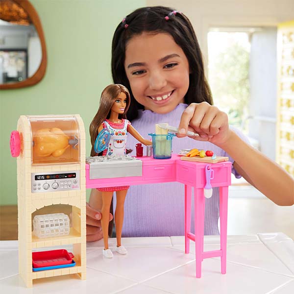 Barbie Muñeca Teresa set crea y cocina