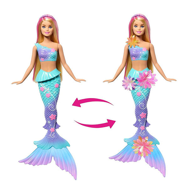 Barbie Fantasía sirena con transformación