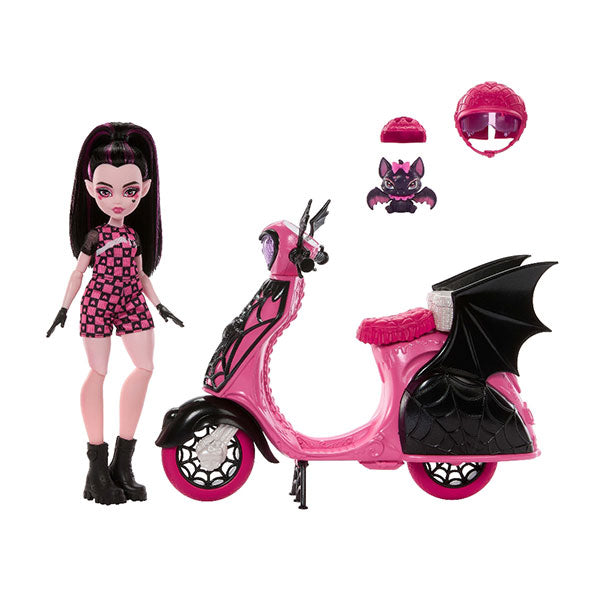 Monster High Draculaura con scooter