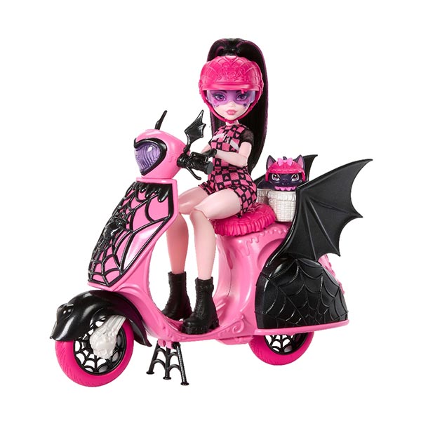 Monster High Draculaura con scooter