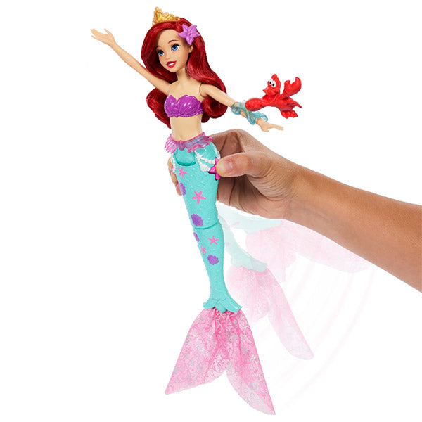 Set de juego Ariel con delfín y Sebastián Disney Princesa