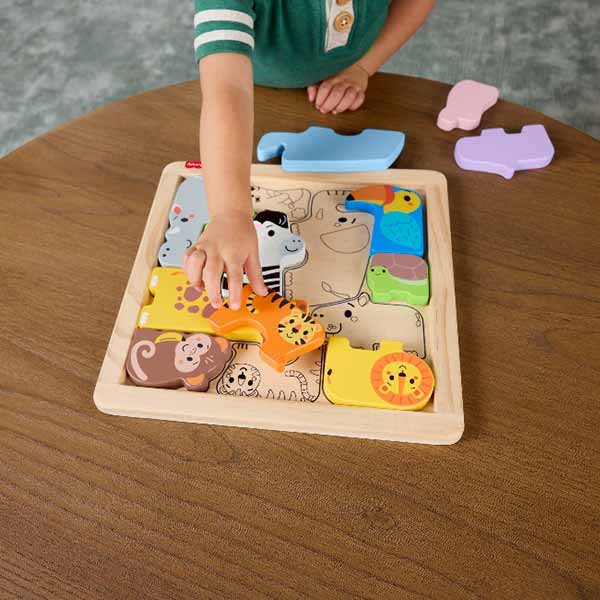 Fisher-Price rompecabezas zoológico de madera