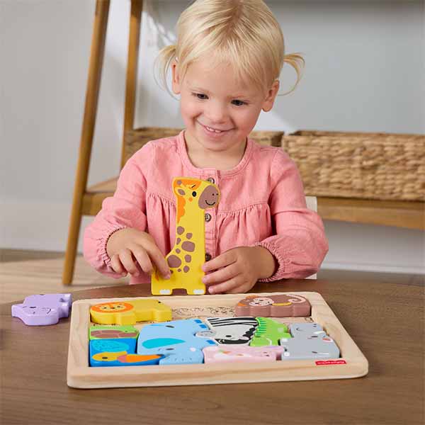 Fisher-Price rompecabezas zoológico de madera