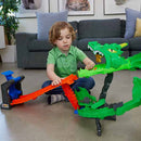 Hot Wheels Pista tiburones vs dinosaurios destrucción