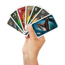 UNO juego de cartas Jurassic World Rebirth