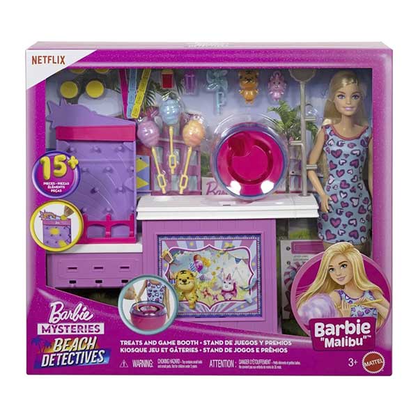 Barbie Los Misterios set estación algodón de azúcar