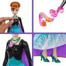 muñeca reveal anna sorpresa vestido jjy37 disney frozen