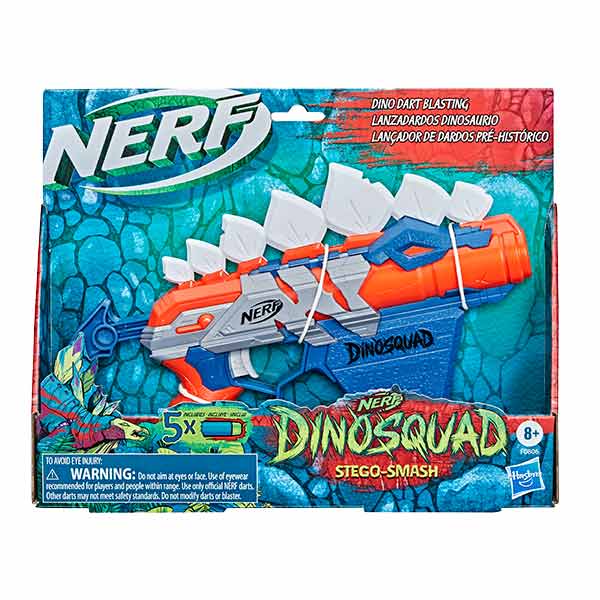 Lanzador Nerf dinosquad stego-smash