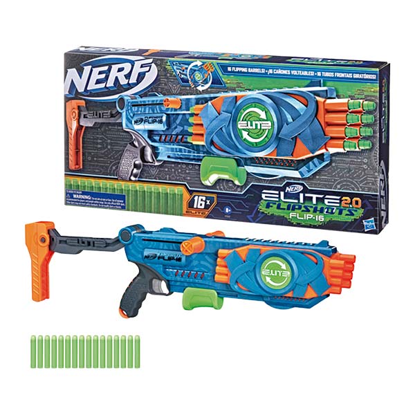 Lanzador nerf elite 2.0 flipshots flip-16