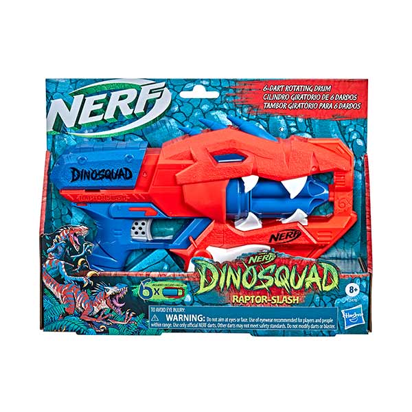 Lanzador nerf dinosquad raptor-slash