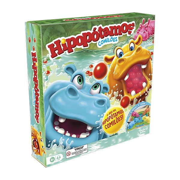 Juego de mesa hippos glotones