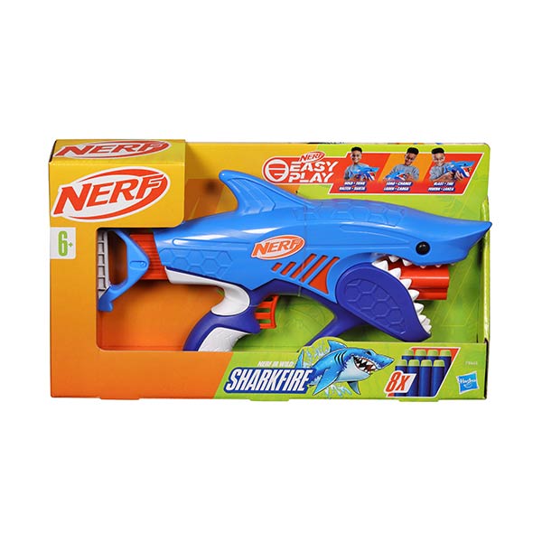 Lanzador Nerf sharkfire - 8 dardos