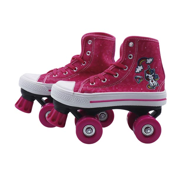 Patines 4 ruedas rosados