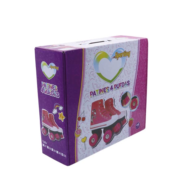 Patines 4 ruedas rosados