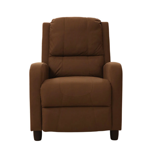 Sillón reclinable café