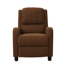 Sillón reclinable café