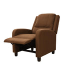 Sillón reclinable café