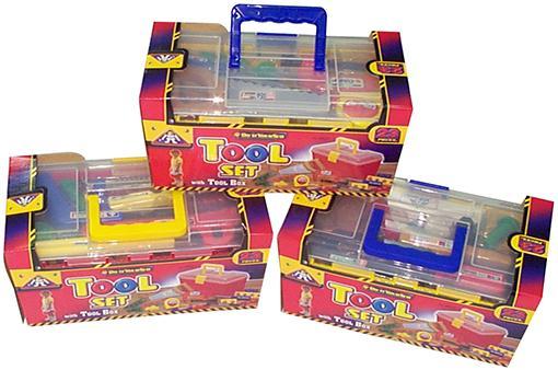Set de herramientas plásticas de juguete 23 piezas