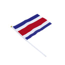 Bandera con asta C.R. 14x21 cm