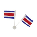 Bandera con ventosa Costa Rica 10x15cm.