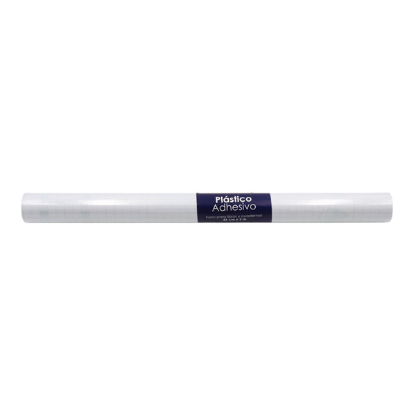 Plastico adhesivo transparente 45 cm x 3 m