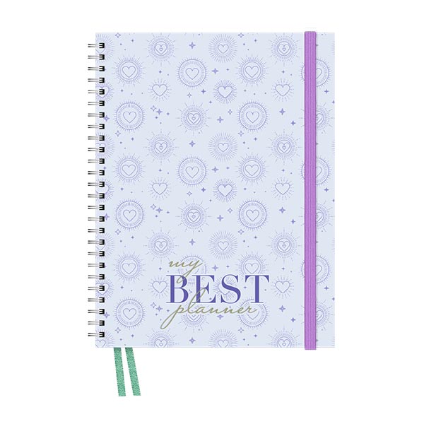 Planificador 26 pastel con liga