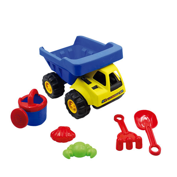 Set de juguetes para arena en con carrito.