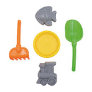 Set de juguetes para arena en cubeta