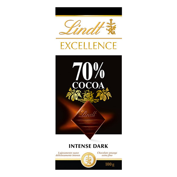 Tableta de chocolate excellence dark 70% 100g