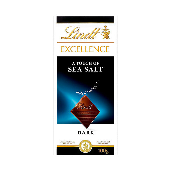 Chocolate Dark Sea Salt Lindt 100 gramos.