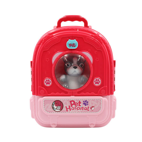 Playset mochila 2en1 de veterinaria