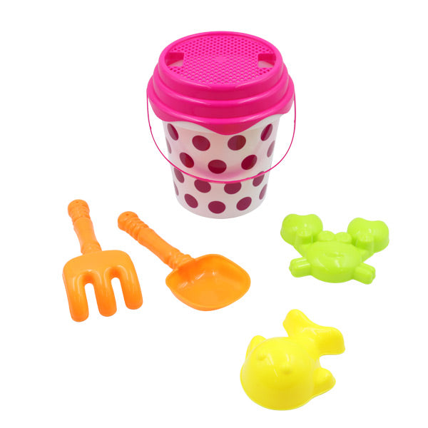 Set de juguetes para arena en cubeta