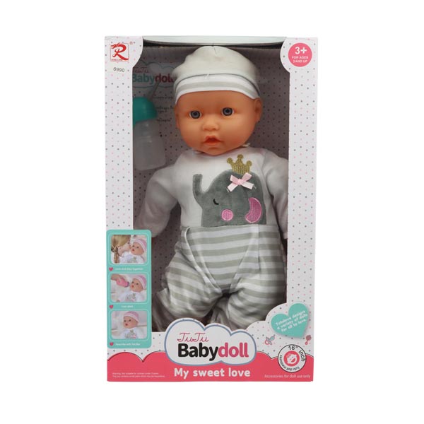 Muñeca 18" bebé con pijama