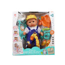 Muñeca 16" bebé set de alimentación