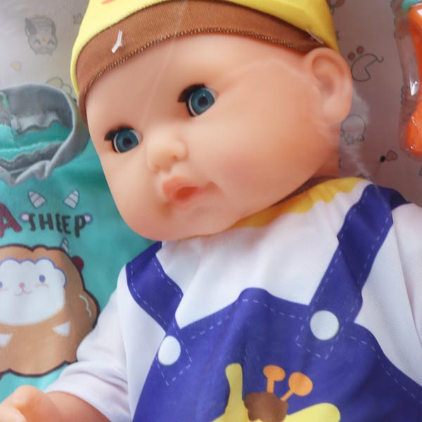 Muñeca 16" bebé set de alimentación