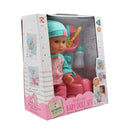 Muñeca 12" bebé set de alimentación