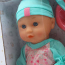 Muñeca 12" bebé set de alimentación