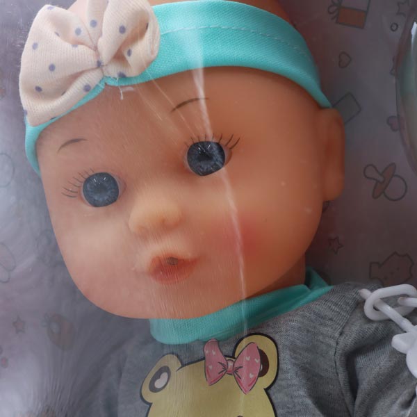 Muñeca 12" bebé set de alimentación