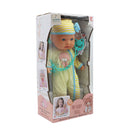 Muñeca 13" bebé con pijama amarilla