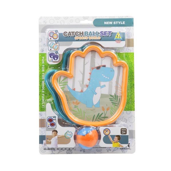 Juego lanza y atrapa pelota con velcro