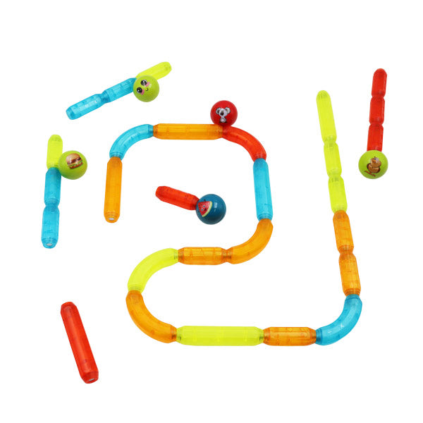 Bloques magnéticos ligeros 62 piezas