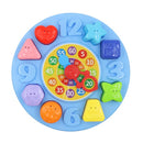 Juguete reloj con bloques