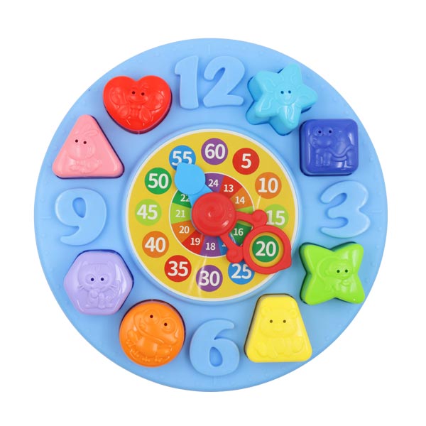 Juguete reloj con bloques