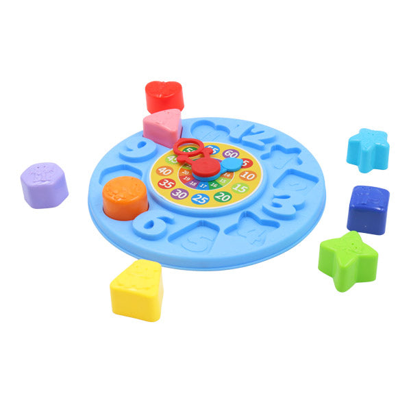 Juguete reloj con bloques