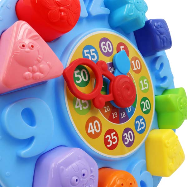 Juguete reloj con bloques