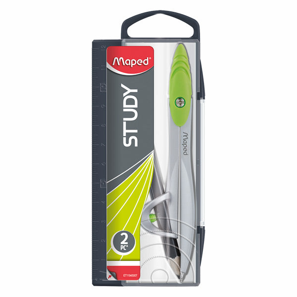 Compas Study con lápiz.