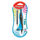 Compás plástico con lápiz Maped.