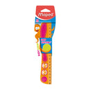 Regla Kidy Grip 20 centimetros.