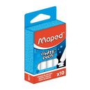 Tiza blanca caja 10 unidades Maped.