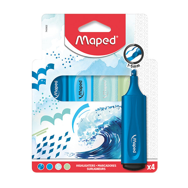 Resaltador Peps mix 4 unidades Maped